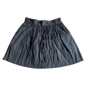 Manoush Black Pleated Skirt Size EU 40 US 10 NWT NEW!